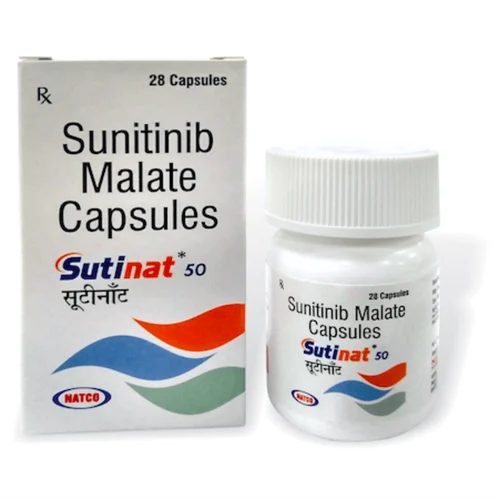 Sutinat 50mg Capsule (Sunitinib) | Global Oncology Exporter: USA, UK, Thailand, Australia,