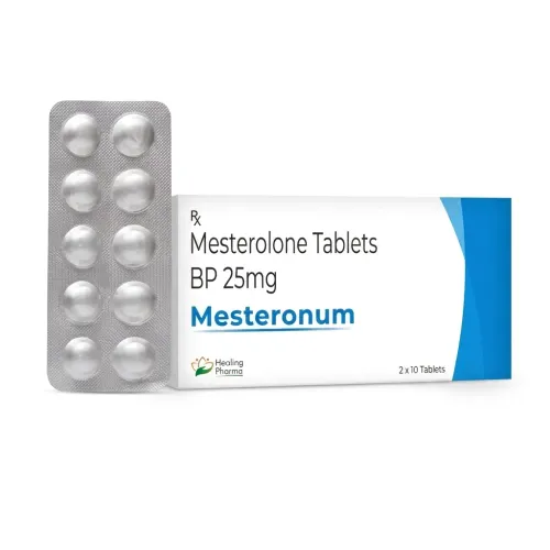 MESTERONUM 25 mg Tablet Exporter from India | Mesterolone Tablets Supplier | Ernext Oncology