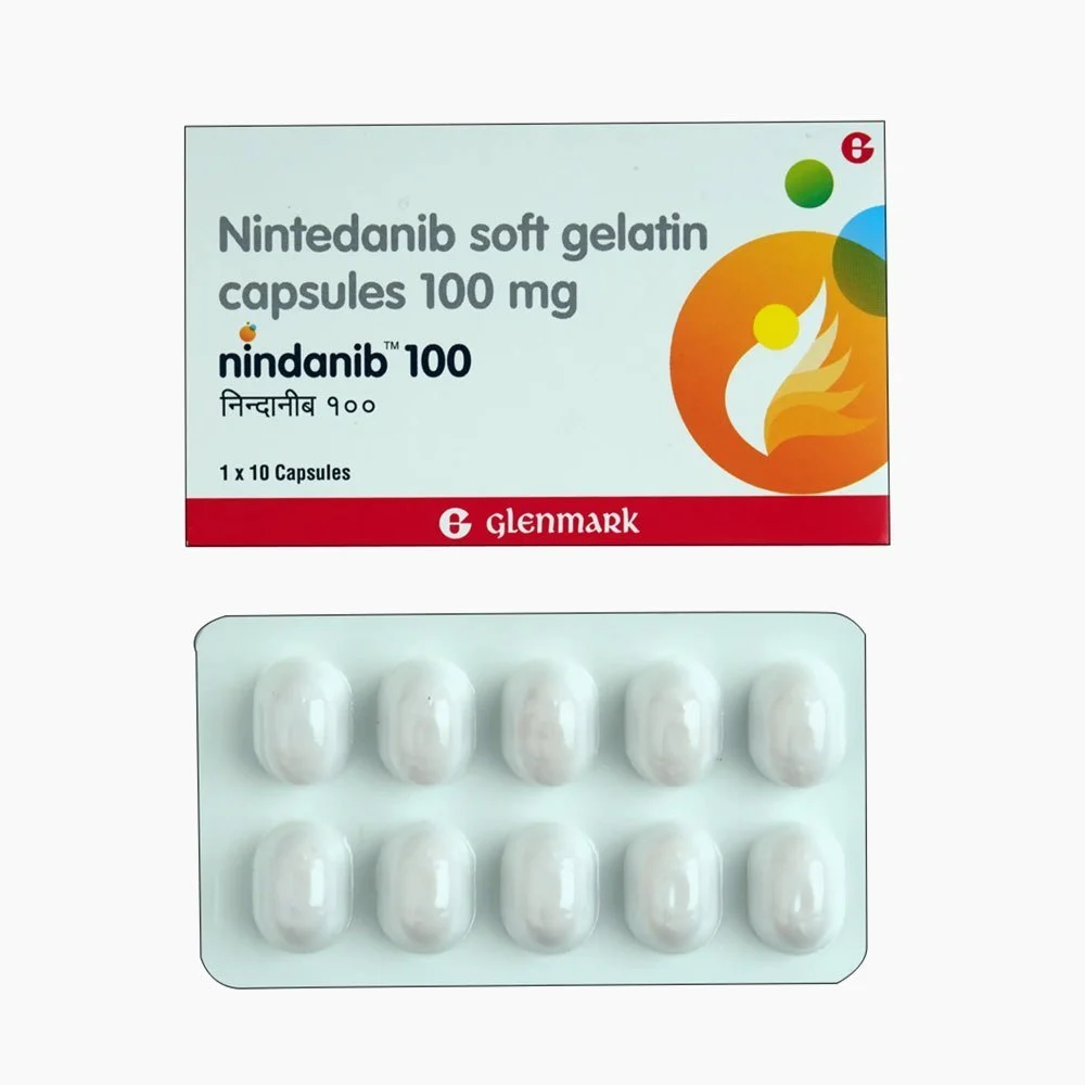 Nindanib 100mg (Nintedanib) Capsule