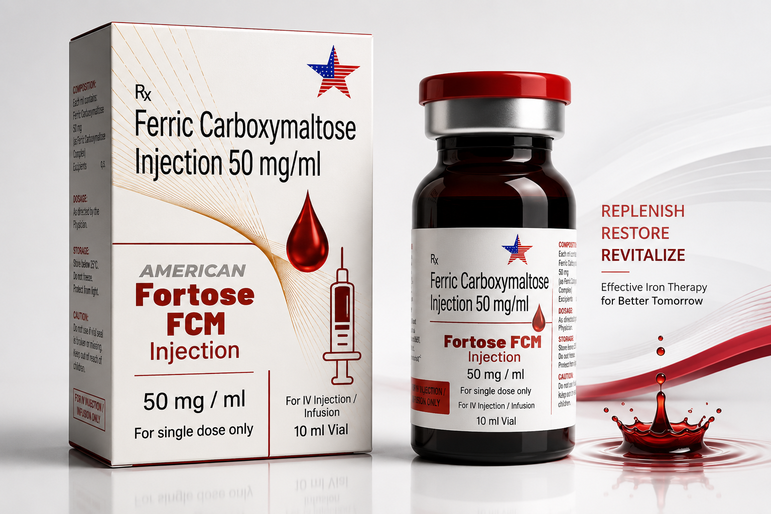 Fortose FCM Injection (Ferric Carboxymaltose) – Bulk Supplier & Exporter in Washington London, UK