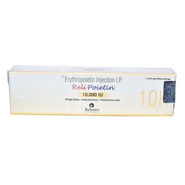 Relipoietin 10000IU (Recombinant Human Erythropoietin Alfa) Injection