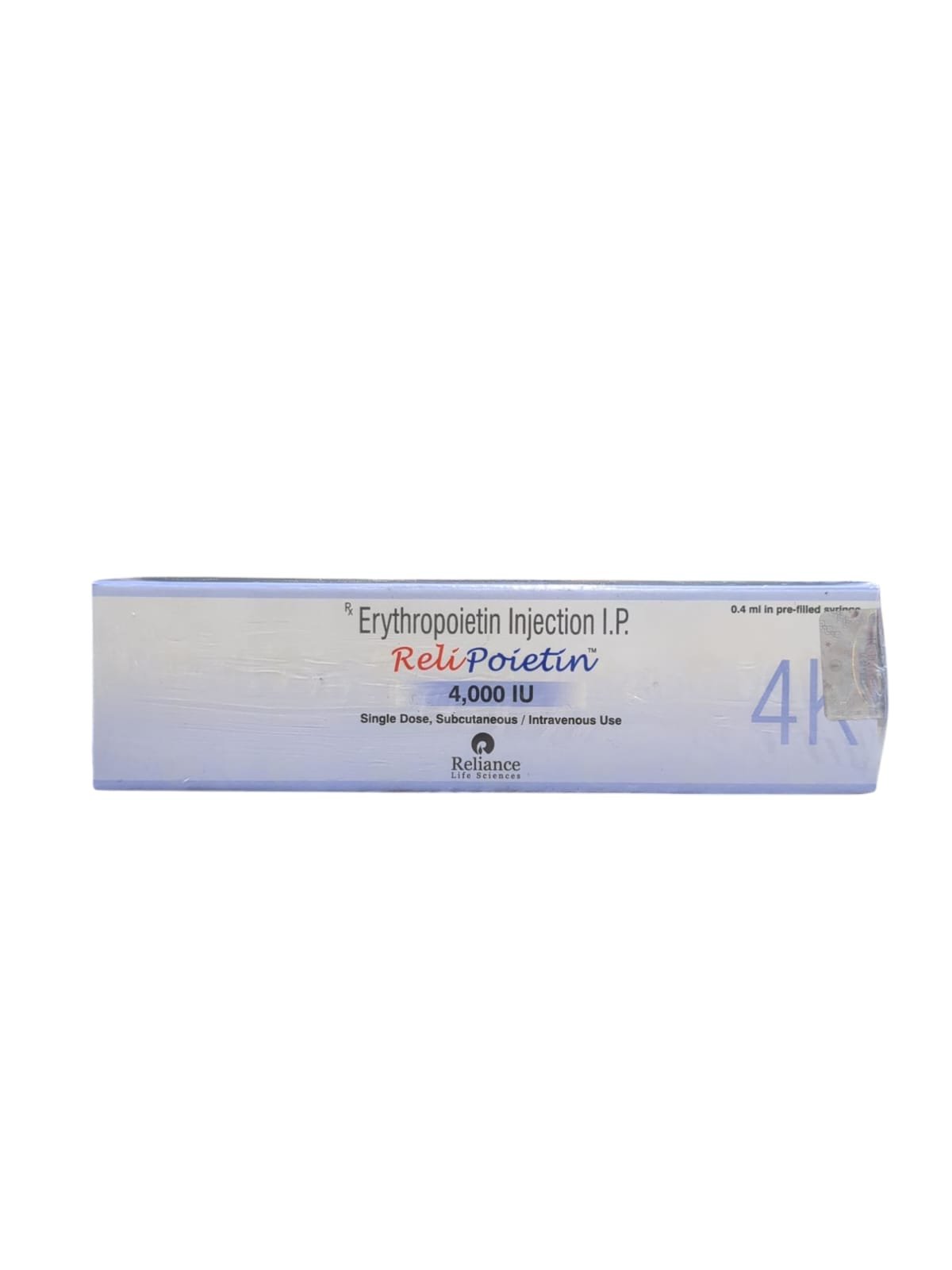 Relipoietin 4000IU (Recombinant Human Erythropoietin Alfa) Injection
