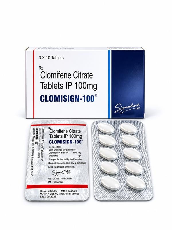 Clomisign 100mg Tablet Exporter India | Bulk Clomiphene Citrate Wholesale to Washington, London, Bangkok, Canberra, Singapore, & Kingston | Ernest Impex