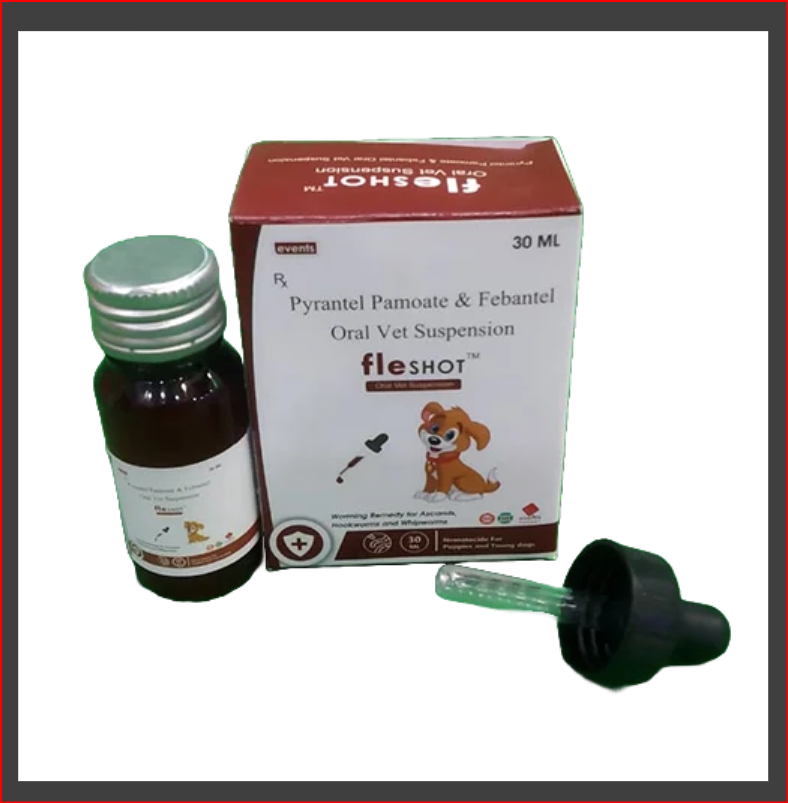 Pyrantel Pamoate And Febantel Suspension (Fleshot))
