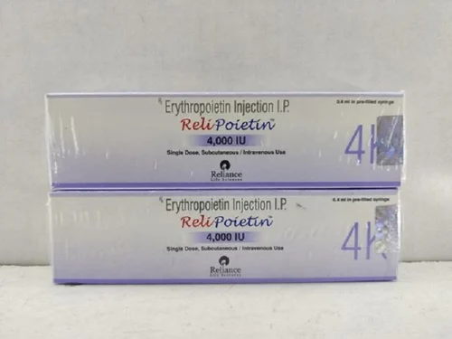 Relipoietin 4000IU (Recombinant Human Erythropoietin Alfa) Injection