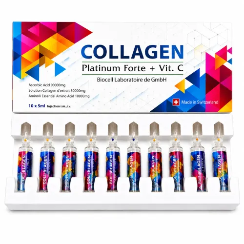 Collagen Platinum Forte + Vitamin C 5 ml Injection Supplier in Singapore & France