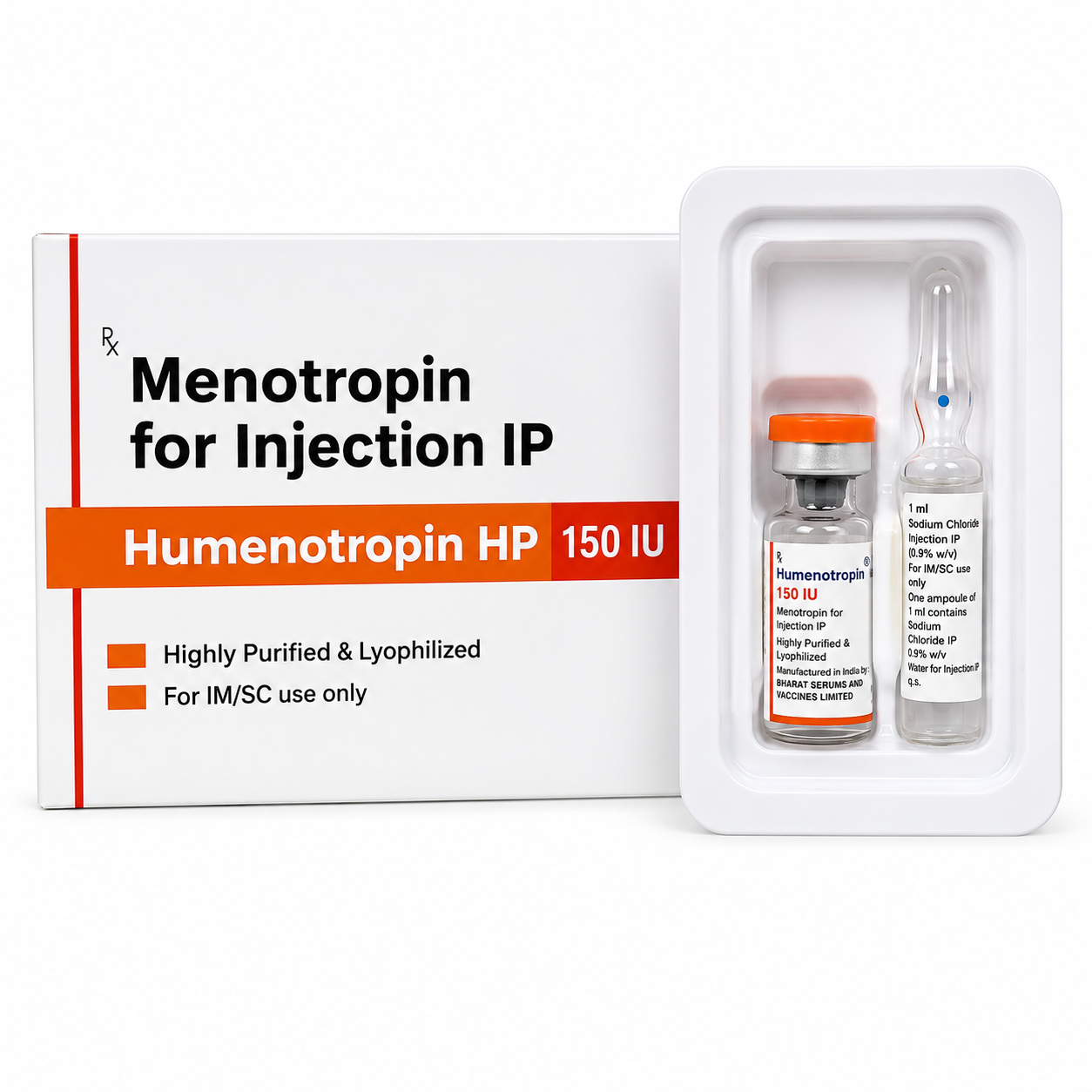 Humenotropin 150iu Menotrophin Injection Gonadotropin hormone therapy