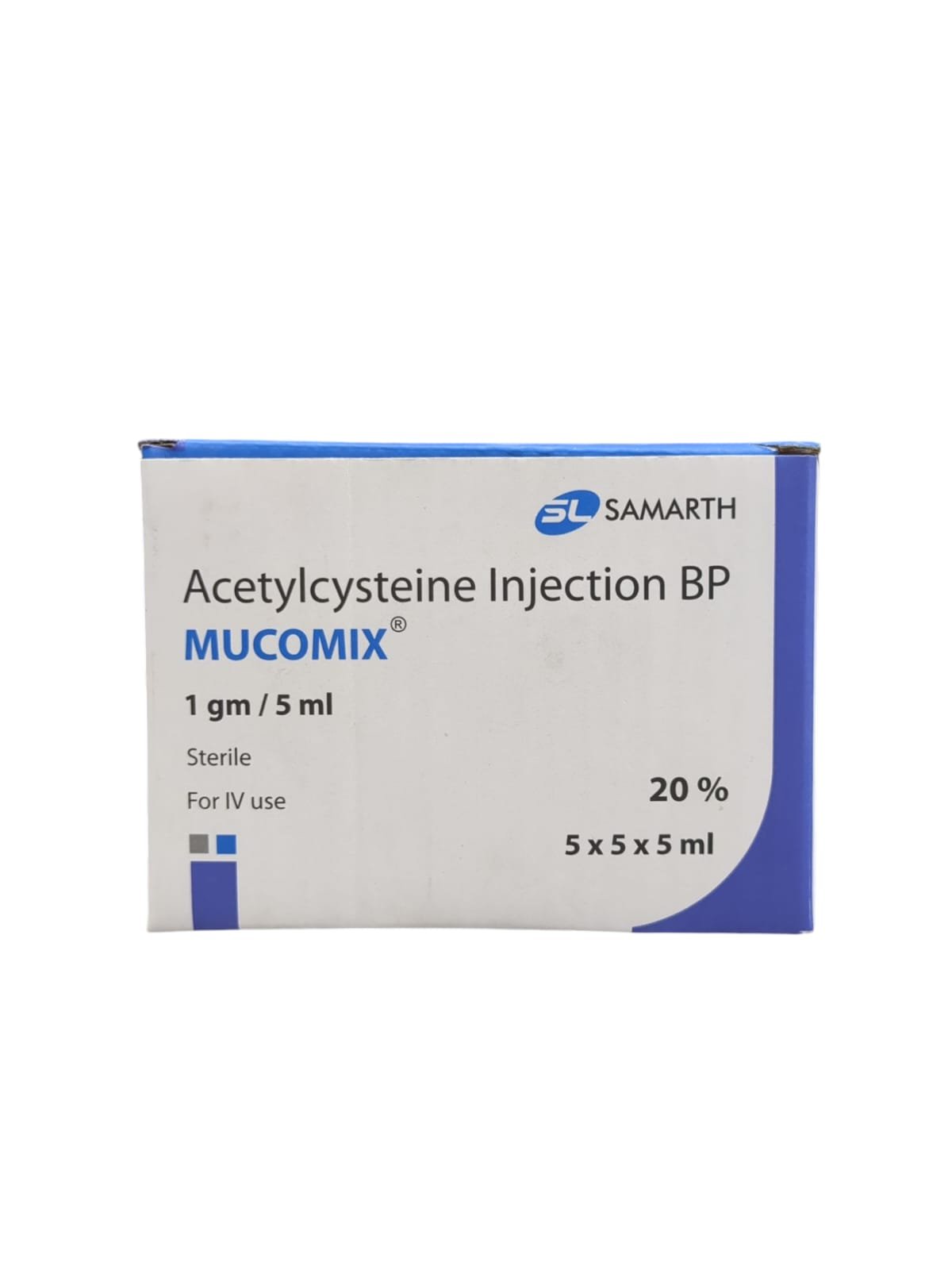 Mucomix 1gm (Acetylcysteine ) Injection