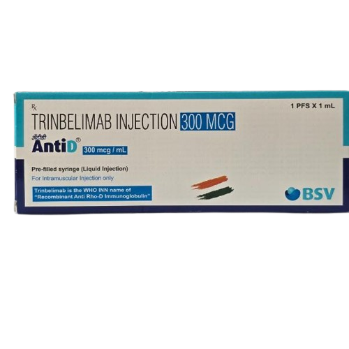AntiD 300 mcg (Anti Rh D Immunoglobulin) Injection