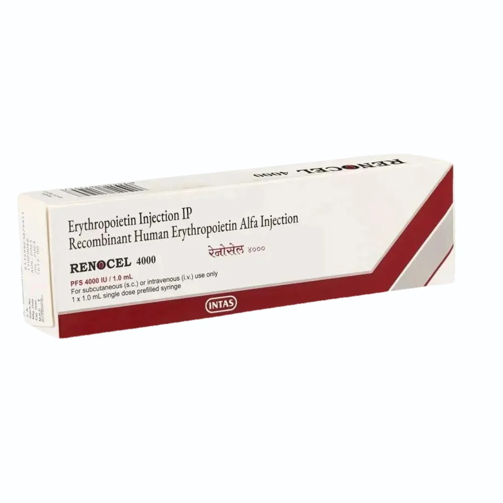 Renocel 4000IU (Recombinant Human Erythropoietin Alfa) Injection