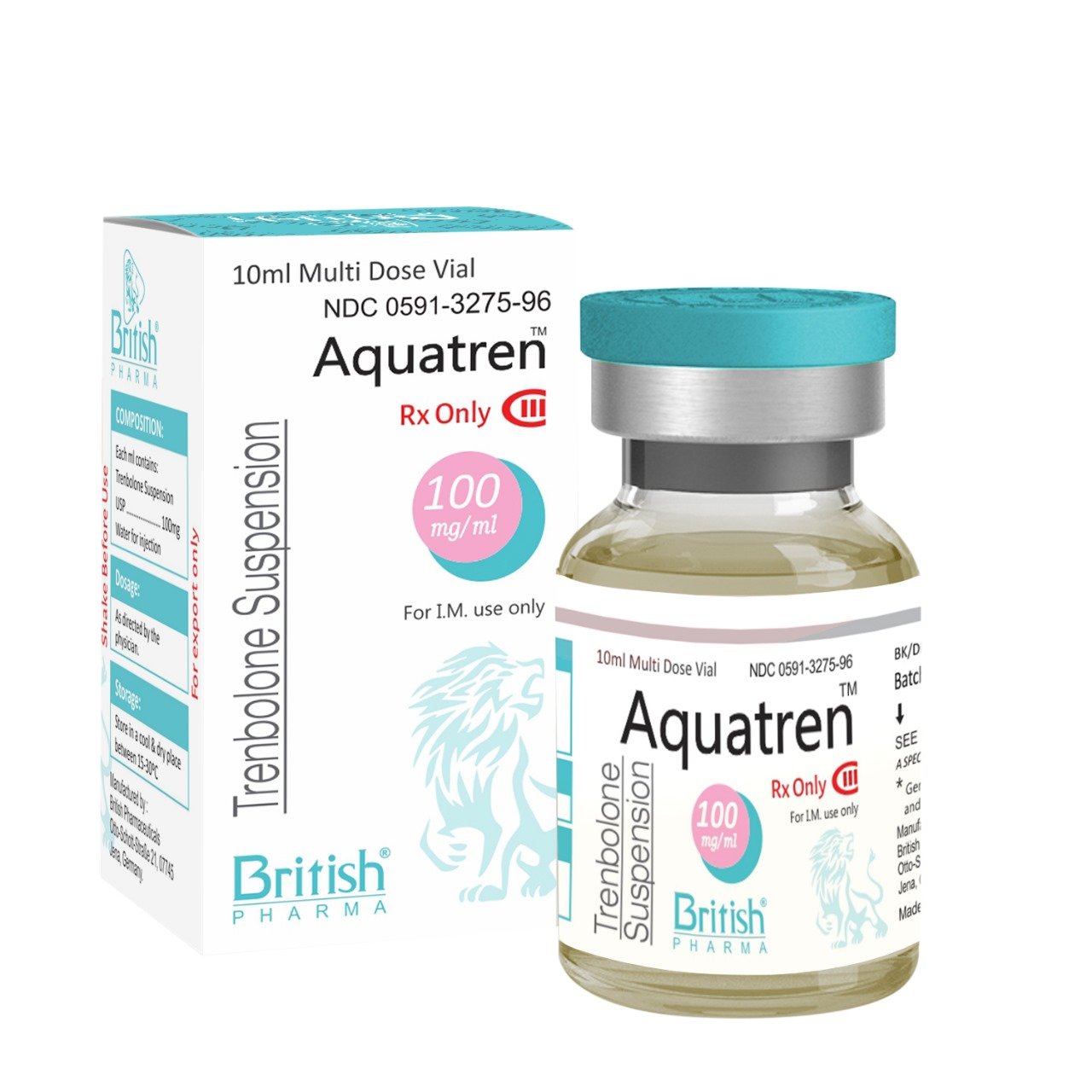 Aquatren 100 mg (Trenbolone Suspension) Injection