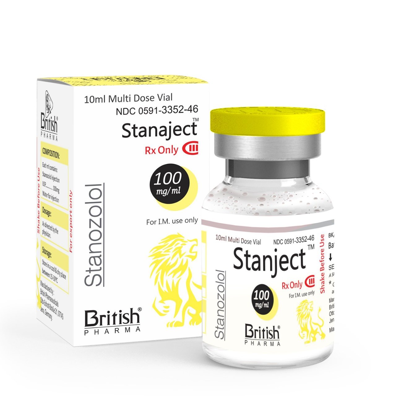 Stanaject 100 mg (Stanozolol) Injection