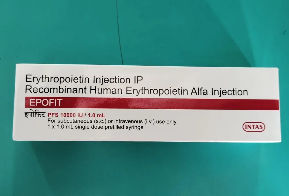 Epofit 10000IU (Recombinant Human Erythropoietin Alfa) Injection