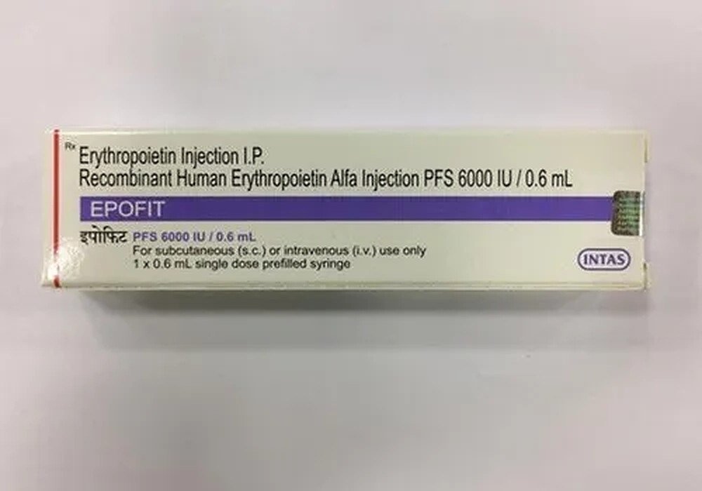 Epofit 6000IU (Recombinant Human Erythropoietin Alfa) Injection