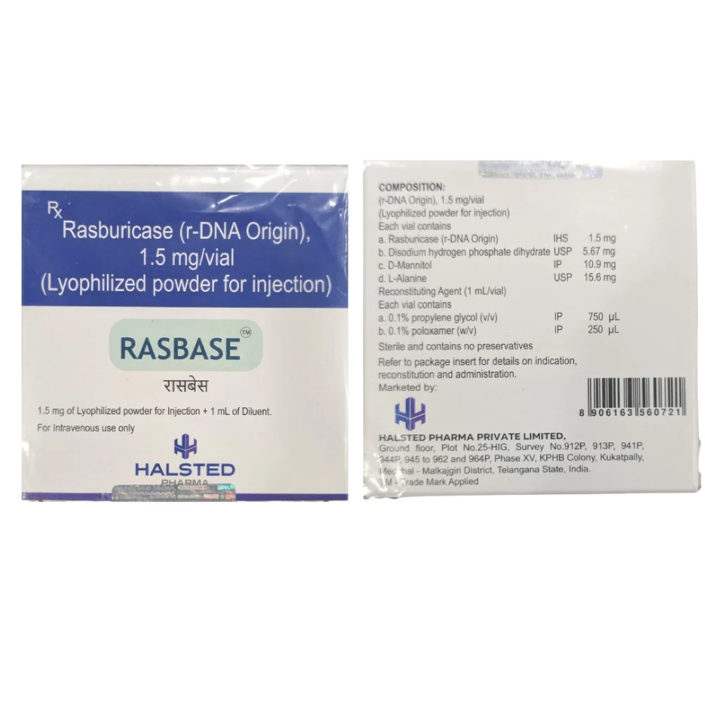 Rasbase 1.5mg (Rasburicase) Injection