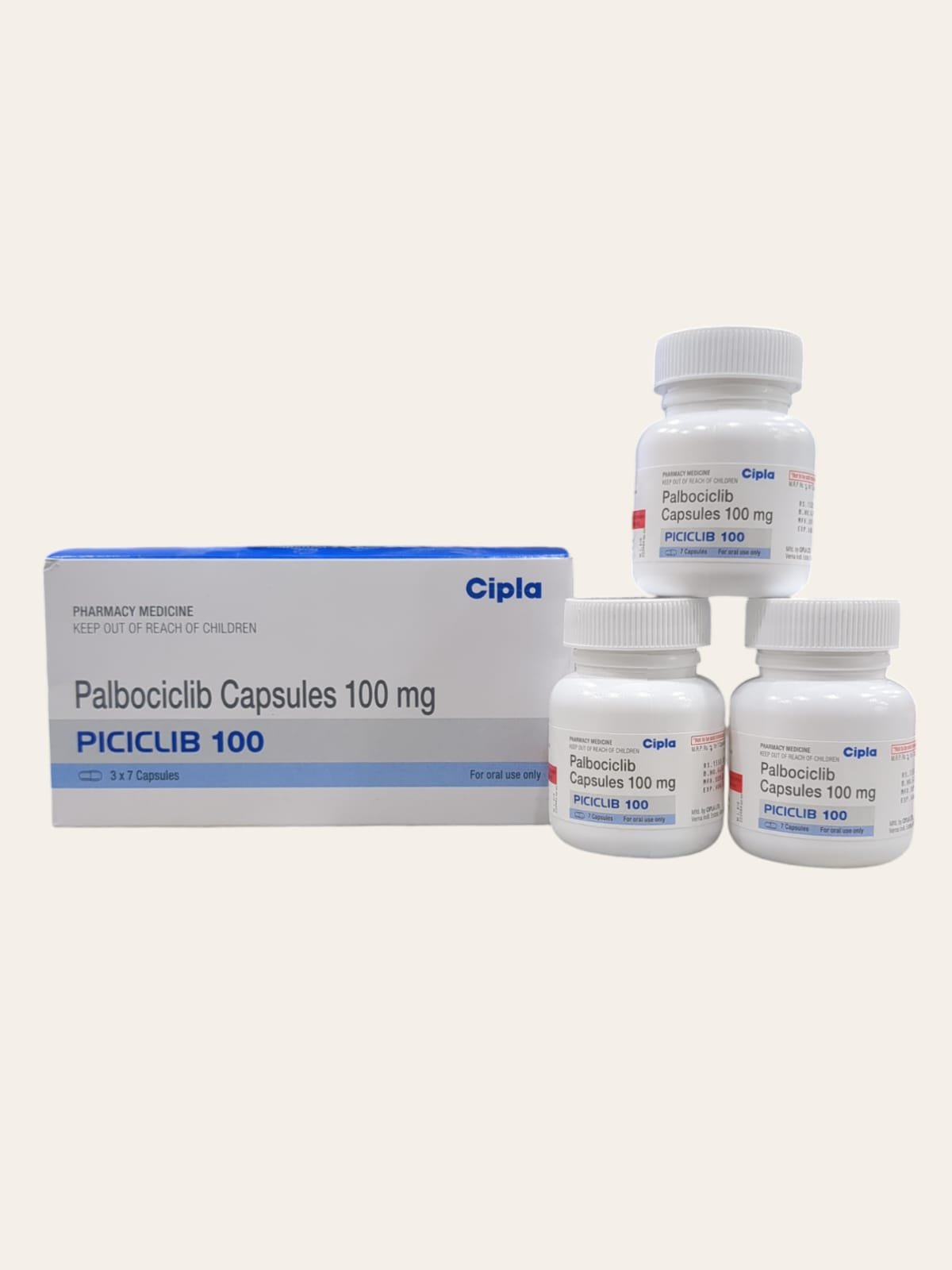 Piciclib 100mg (Palbociclib) Capsule