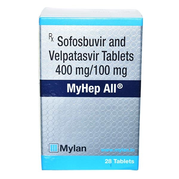 Myhep All 400mg/100mg (Sofosbuvir + Velpatasvir ) Tablet