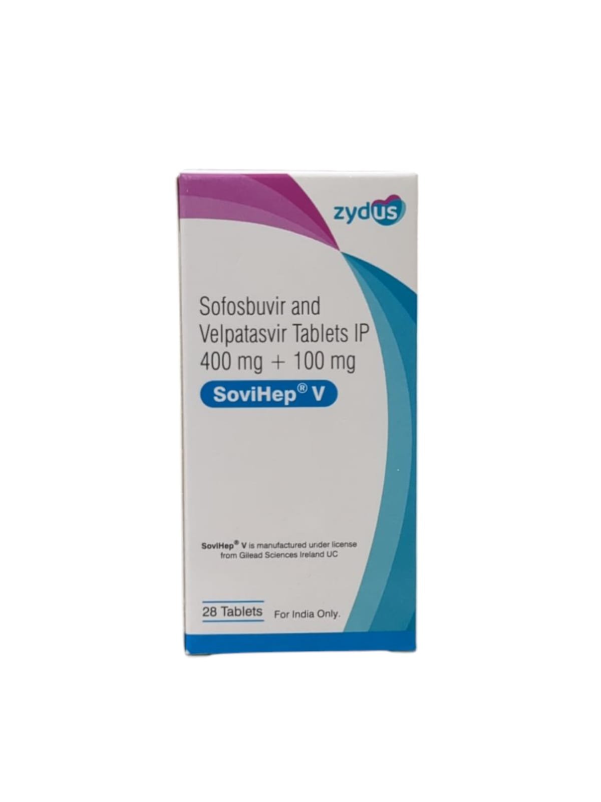 Sovihep V 400mg/100mg (Sofosbuvir + Velpatasvir ) Tablet