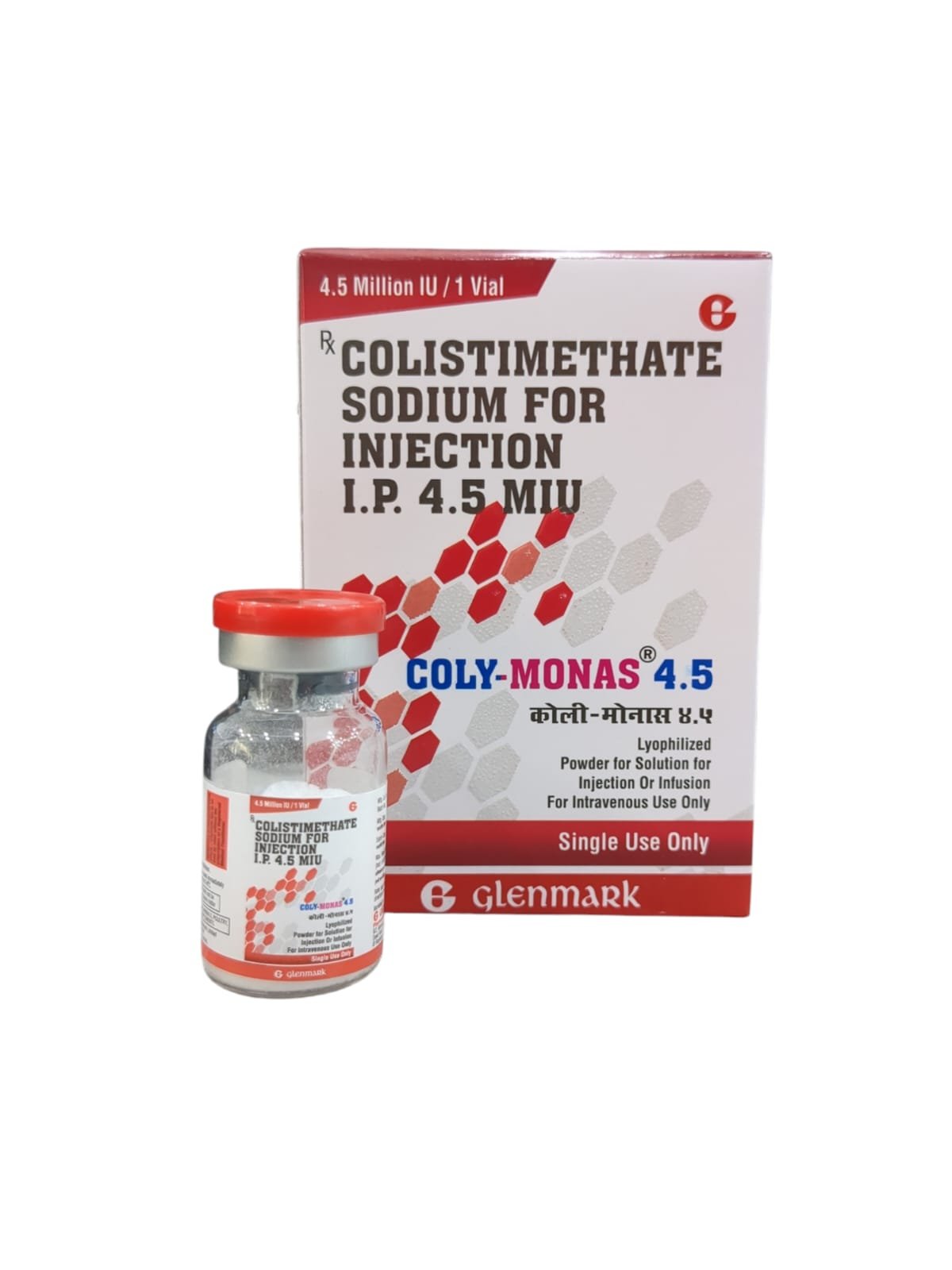 Coly Monas 4.5 MIU (Colistimethate Sodium) Injection