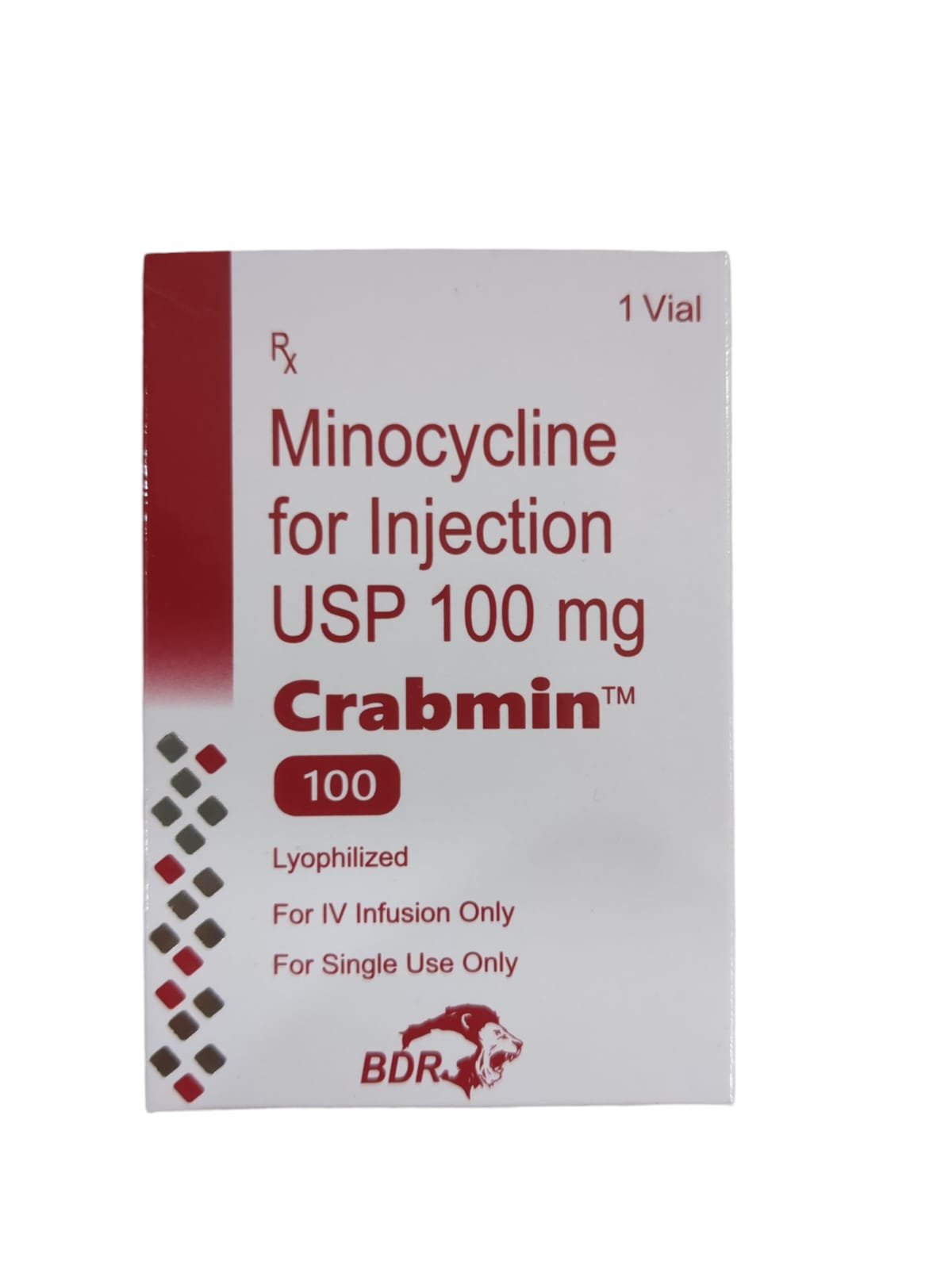 Crabmin 100mg (Minocycline) Injection