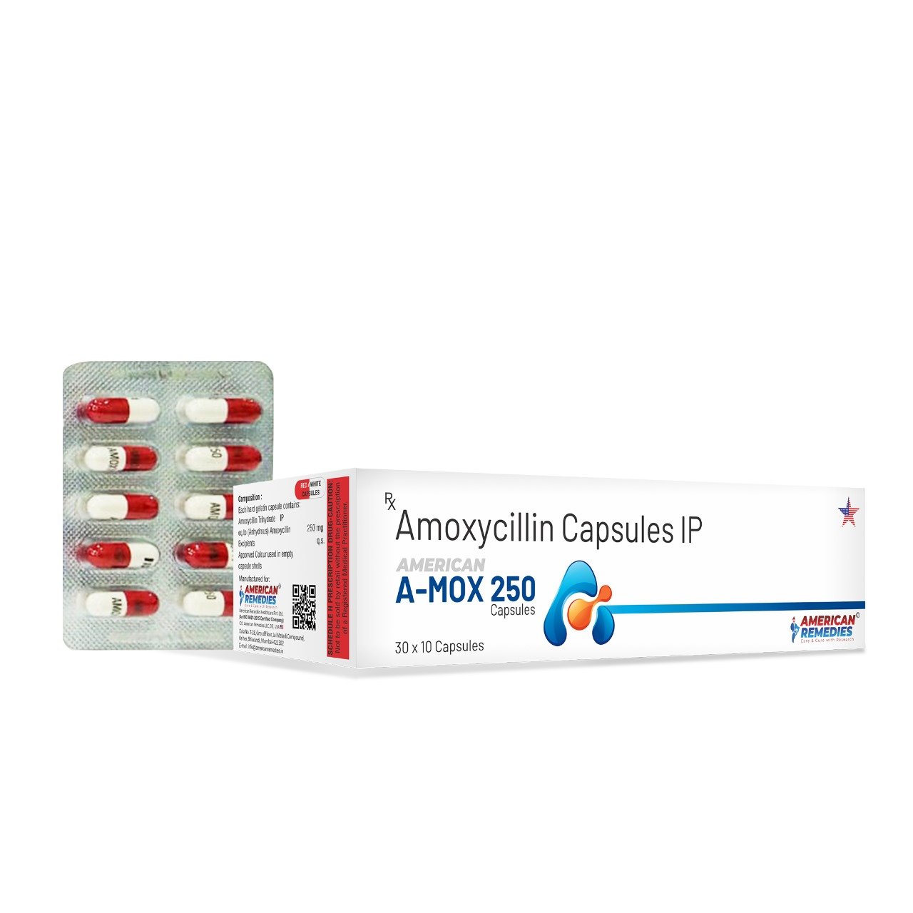 A-MOX 250 (Amoxycillin 250 mg Tab)