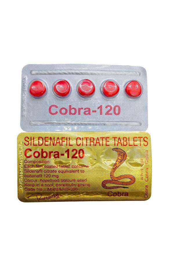COBRA 120 mg Tablet Exporter & Supplier Washington London, UK Canberra, Australia Riyadh, Saudi Arabia Bangkok, Thailand Kingston, Jamaica Singapore | Ernest Impex