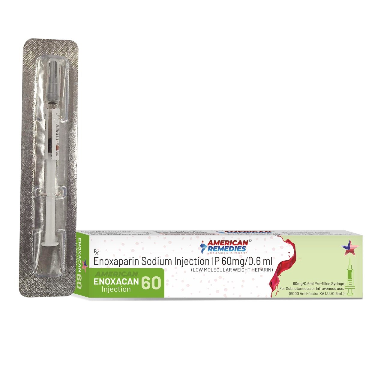 Enoxacan 60mg (Enoxaparin) Injection