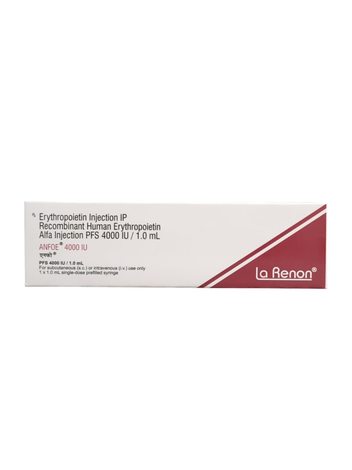 Anfoe 4000IU (Recombinant Human Erythropoietin) Injection