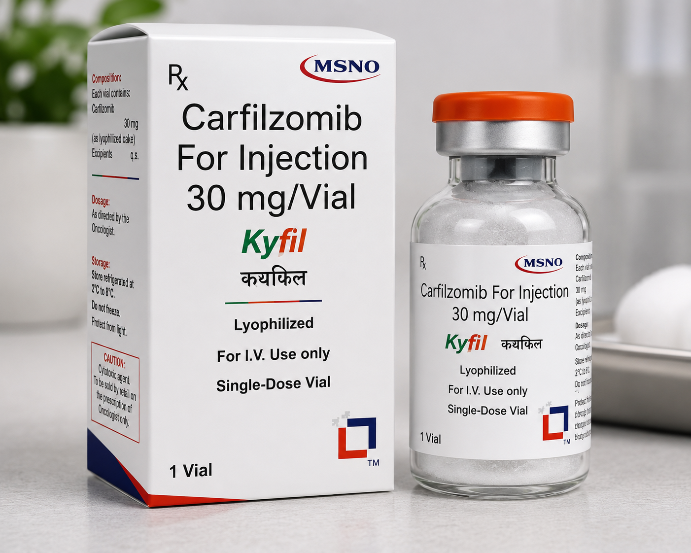Kyfil 30mg Injection Exporter from India | Bulk Carfilzomib Supply to Washington, London, Bangkok, Canberra, Singapore, & Kingston | Ernest Impex