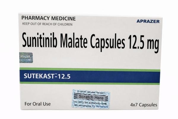 Sutekast 12.5mg Capsule (Sunitinib) | Global Oncology Exporter: USA, UK, Thailand, Australia,