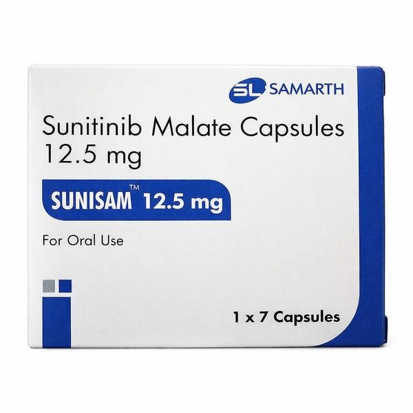 Sunisam 12.5mg Capsule (Sunitinib) | Global Oncology Exporter: USA, UK, Thailand, Australia,