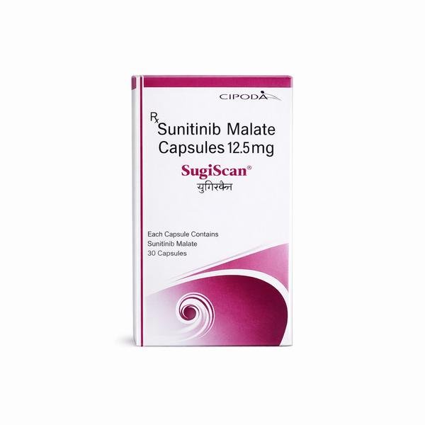 Sugistran 12.5mg Capsule (Sunitinib) | Global Oncology Exporter: USA, UK, Thailand, Australia,
